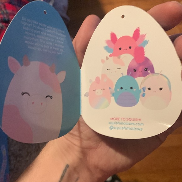 Caedyn the cow light pink squishmallow 10inch NWT - Picture 5 of 6